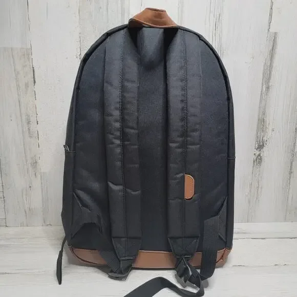 HERSCHEL SUPPLY POP QUIZ BACKPACK, BLACK & TAN - Picture 2 of 9